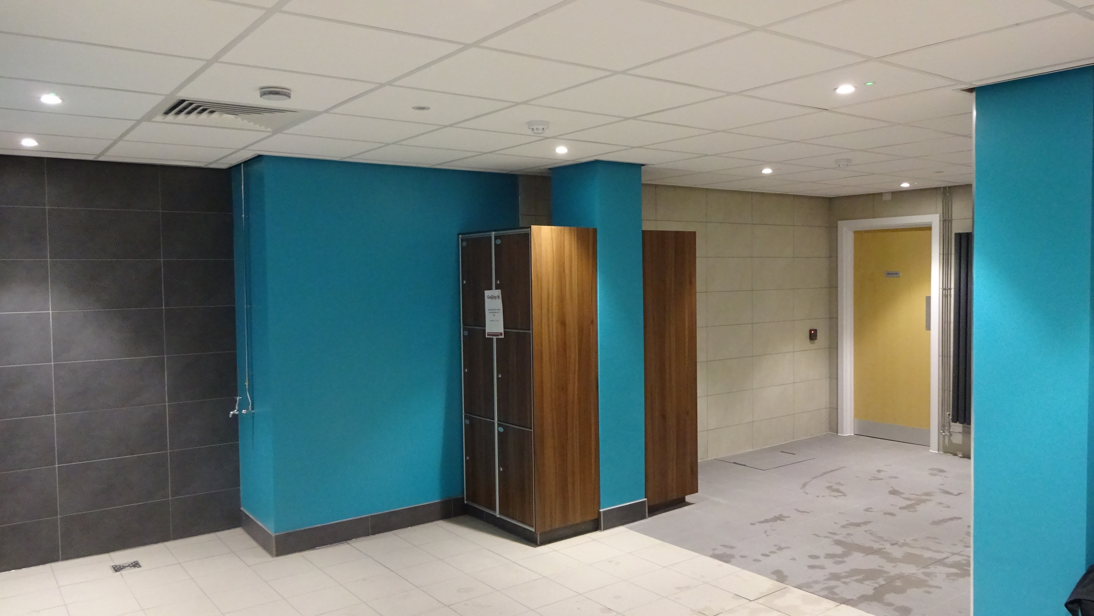 Carlton Forum Leisure Centre Wet & Dry Side Changing Room Refurbishment in 